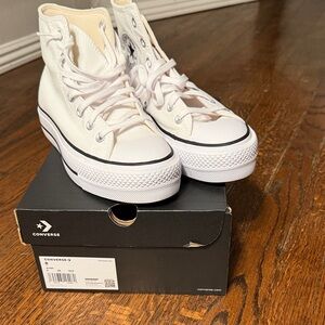 Converse Women's Cream High-Top Sneakers